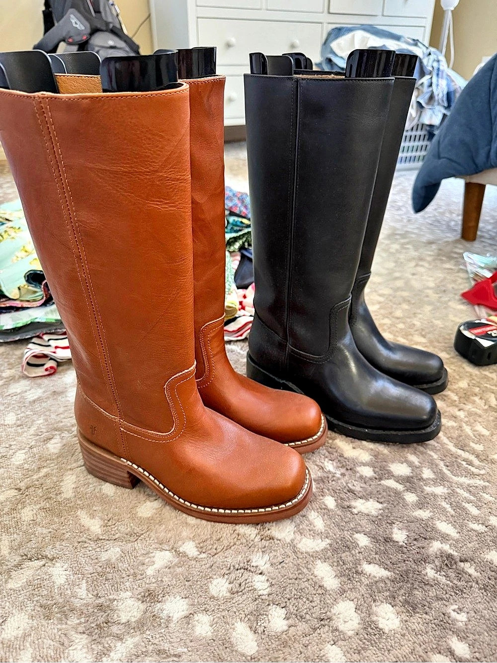Brown Frye Campus boots
